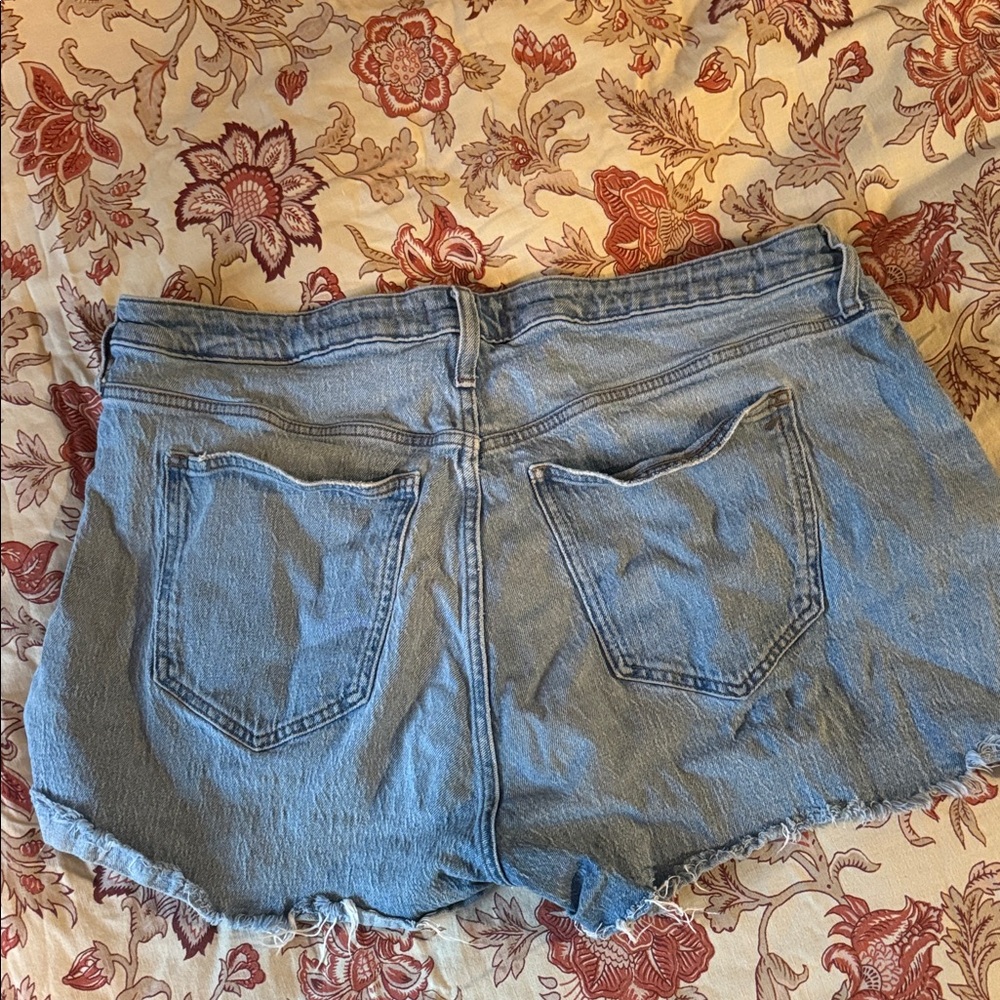 Madewell Light Blue Jean Shorts - Picture 2 of 4